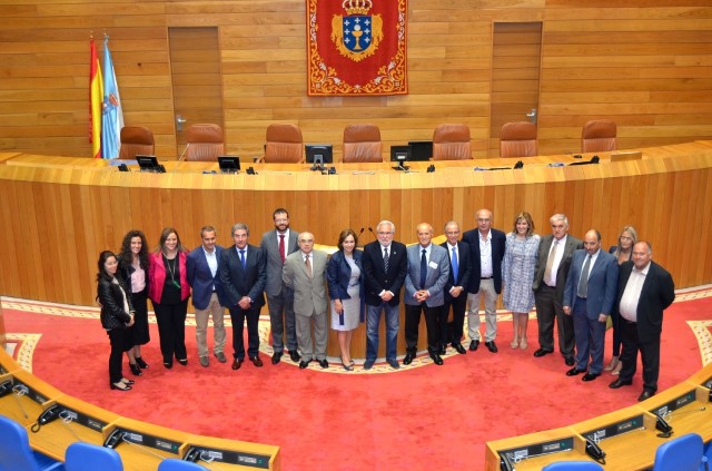 Empresarios do Polígono de San Cibrao das Viñas visitan o Parlamento de Galicia